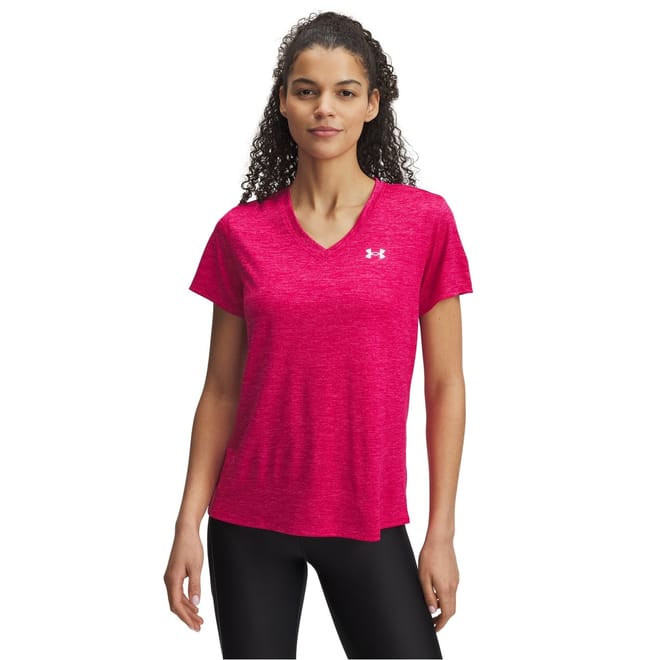 Womens Tech™ Twist V Neck Short Sleeve
