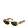 Greeley Rectangle Full Rim Sunglasses