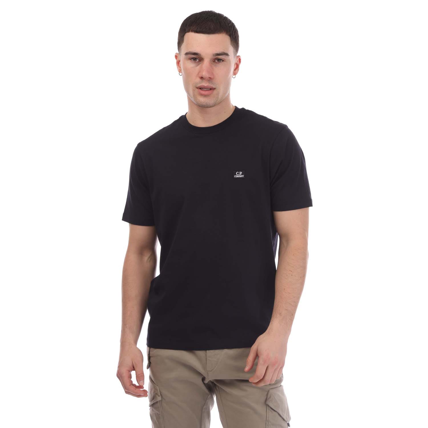 CP COMPANY｜ (30/1 Jersey Logo Patch T-Shirt (18CMTS031A White C.P. Company 30/1 Jersey Logo Patch T-Shirt - Get The