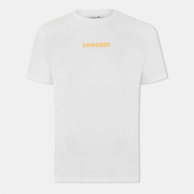 Oversize Fit Lacoste Lettering T-Shirt