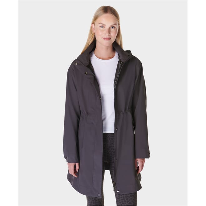 Hooded Relaxed Fit Parka Coat