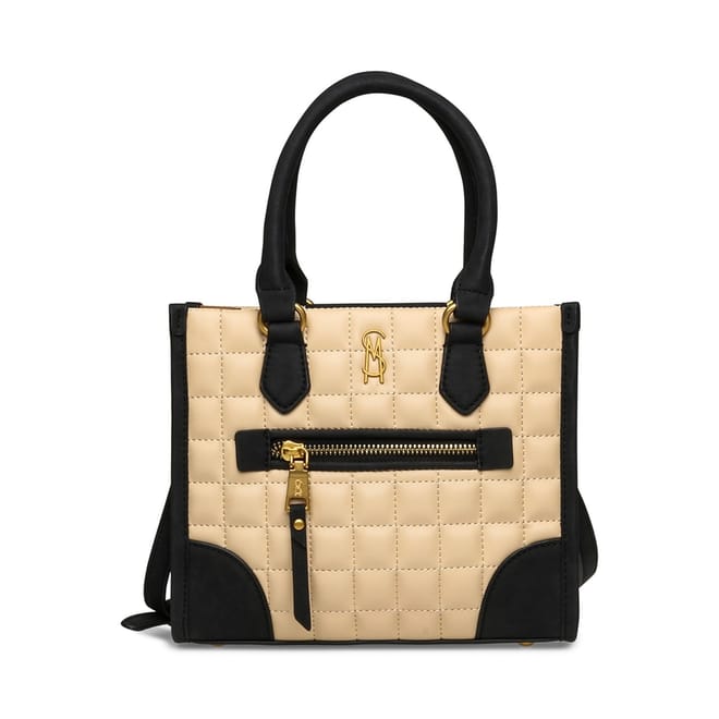Bmassi Color Block Satchel with Logo
