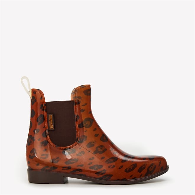 Harriett Leopard Wellington Boots
