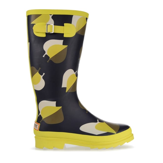 Orla Leaf Print Wellington Boots