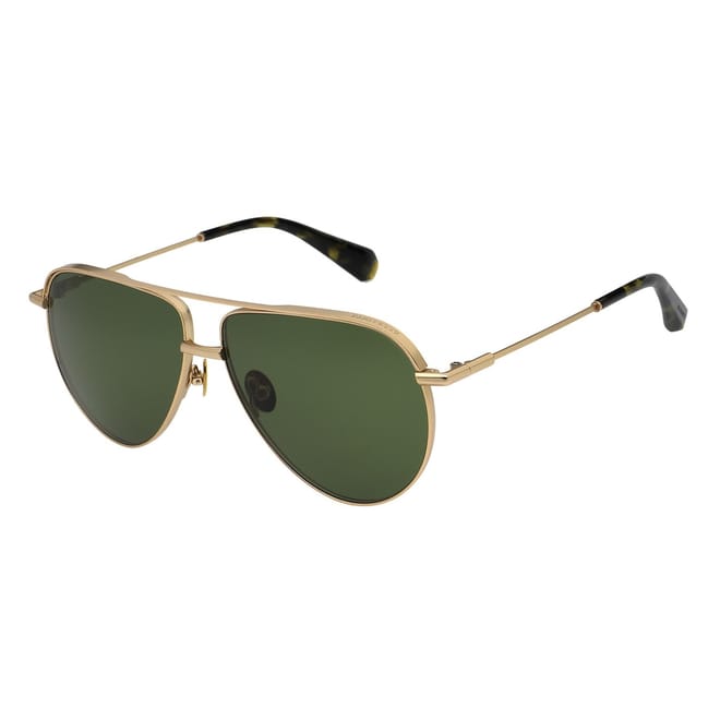 Aviator Double Bridge Full Rim Sunglasses