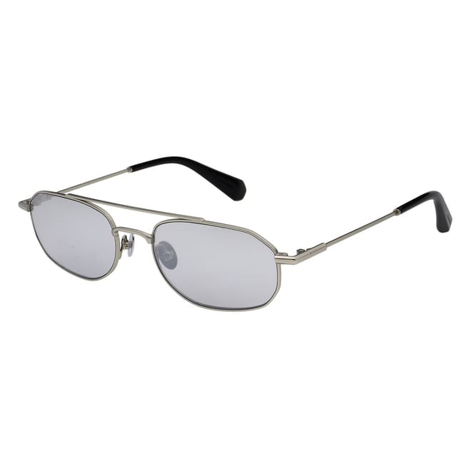 Rectangle Double Bridge Full Rim Sunglasses
