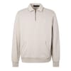 Terry Cotton Quarter Zip Sweater