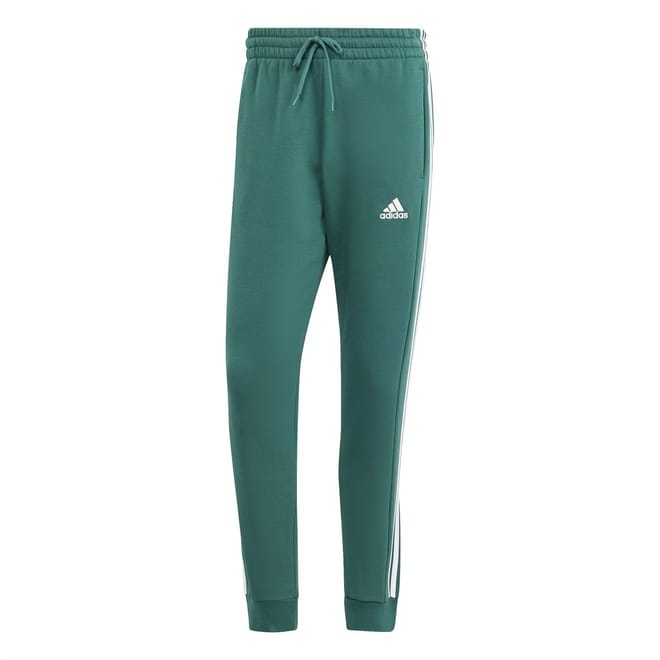 Fleece Tapered Cuff 3 Stripes Joggers