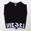 Cropped Slim Fit Lettering Tank