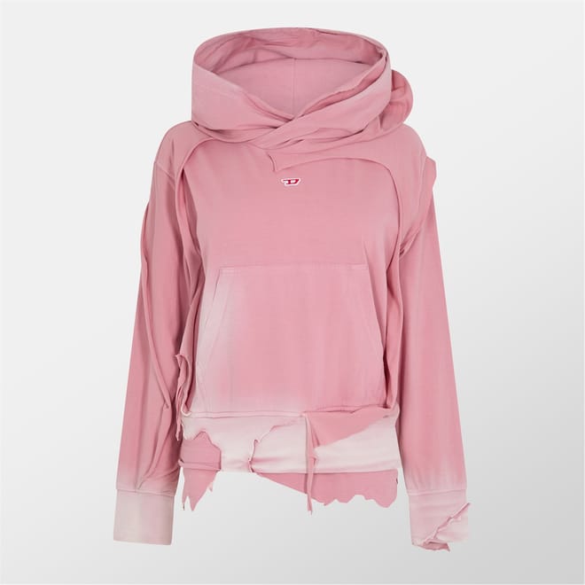 Relaxed Fit Raglan Sleeve Hooded Sweatshirt