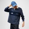 Logo Print Relaxed Fit Rugby Shirt
