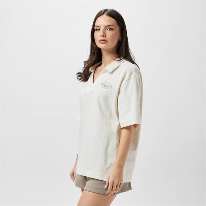 Slouchy Polo Shirt