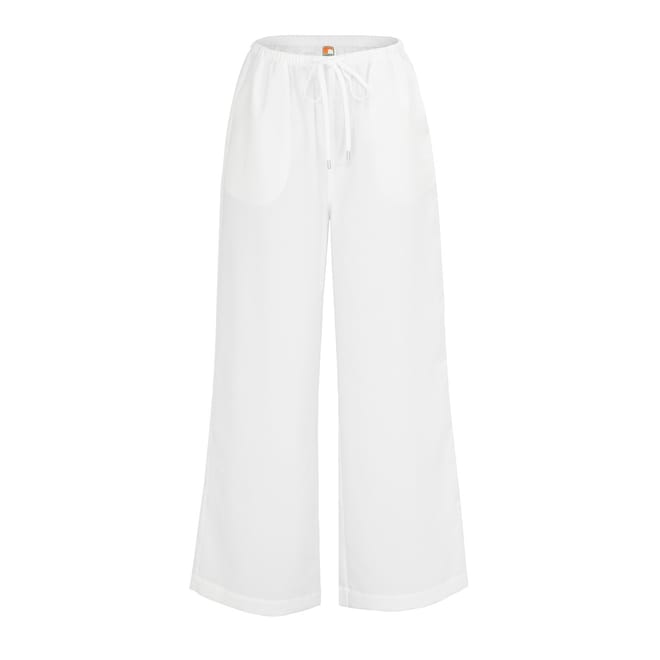 Linen Wide Leg Trousers
