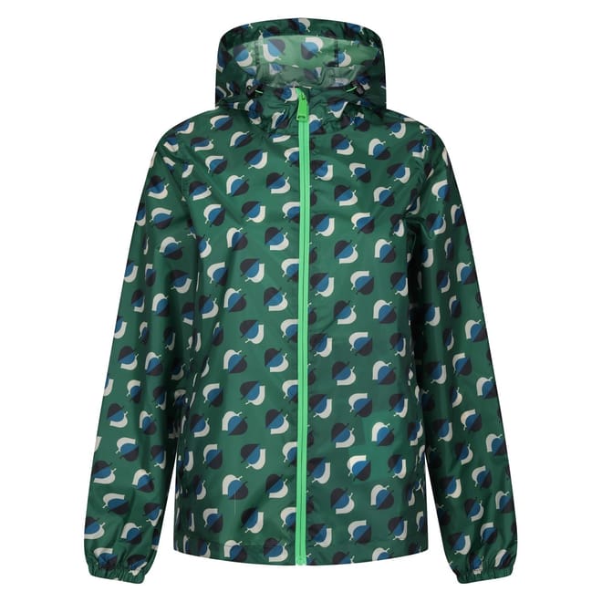 Orla Geometric Patterned Hooded Softshell Jacket