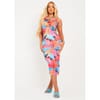 Print Midaxi Cut Out Dress