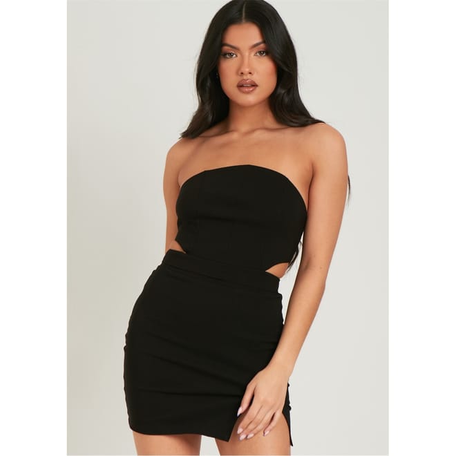 Tie Back Woven Corset Top