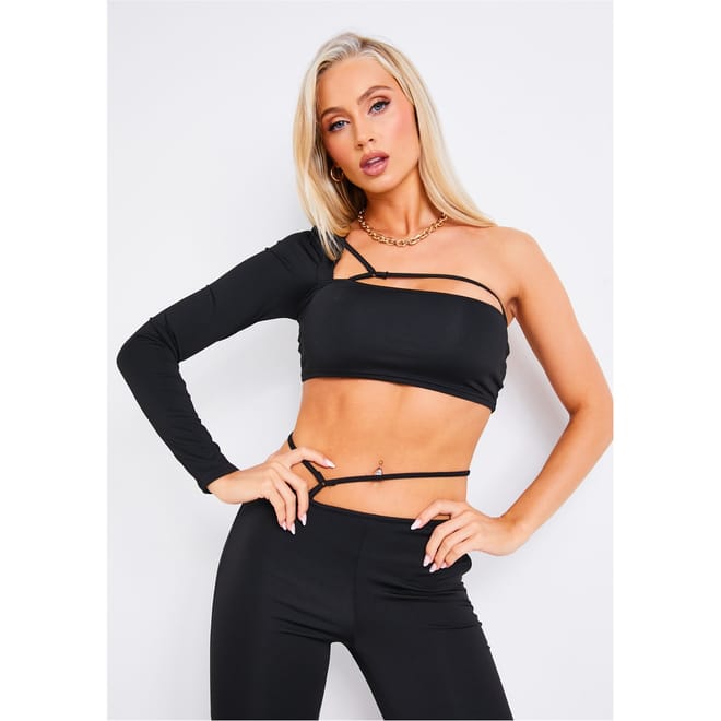 One Shoulder Crop Top