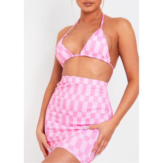 Print Mini Skirt