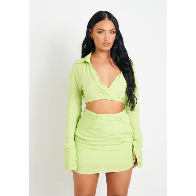 Waist Detail Mini Skirt