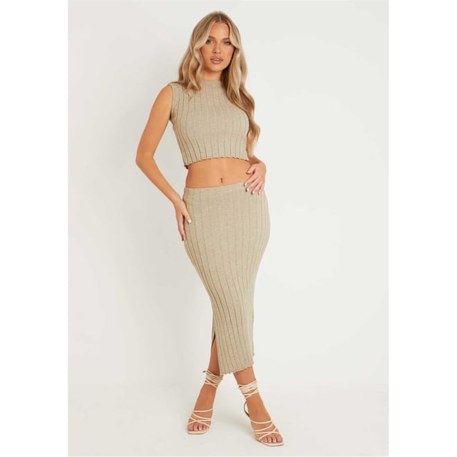 Maxi Skirt With Split