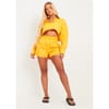 Oversized High Waisted Runner Shorts