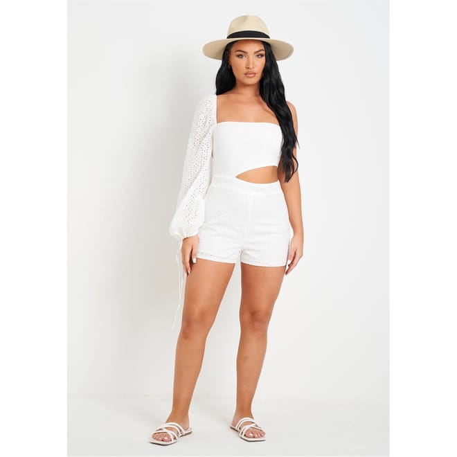 One Sleeve Playsuit