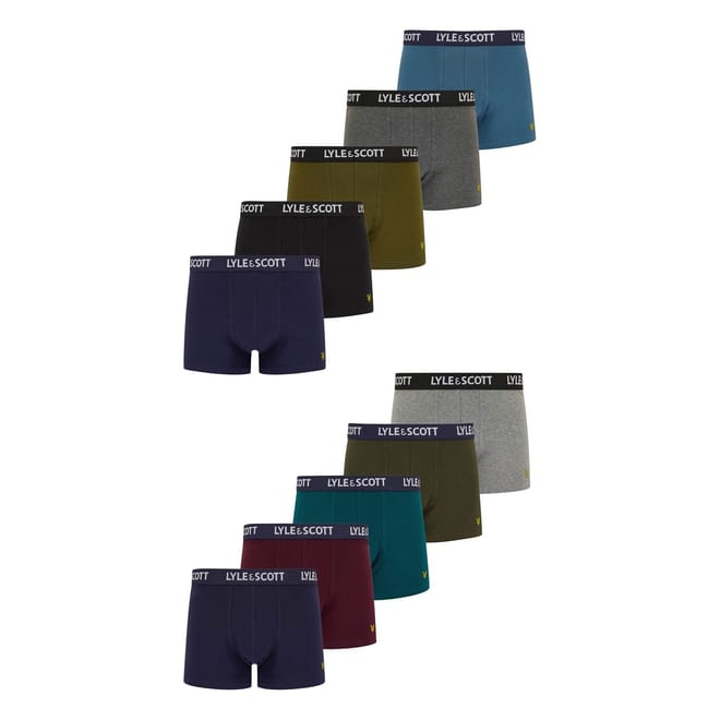 10 Pack Plain Design Trunks