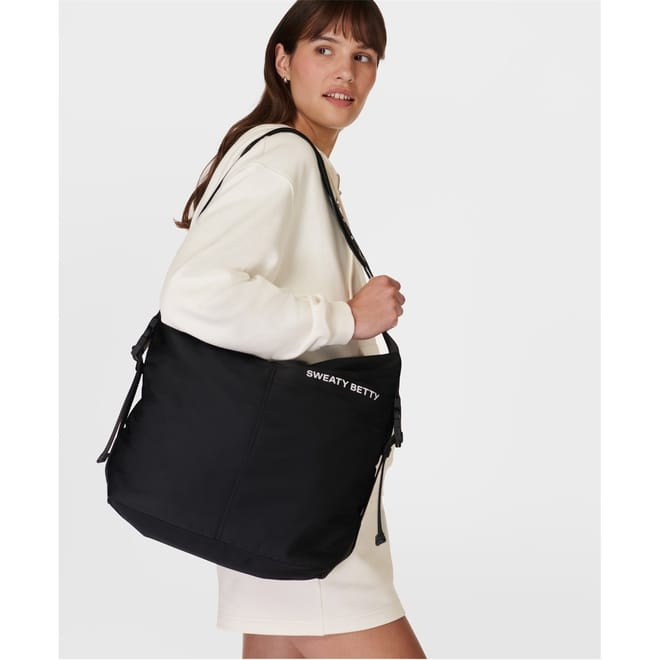 Solid Patterned Tote Bag with Logo