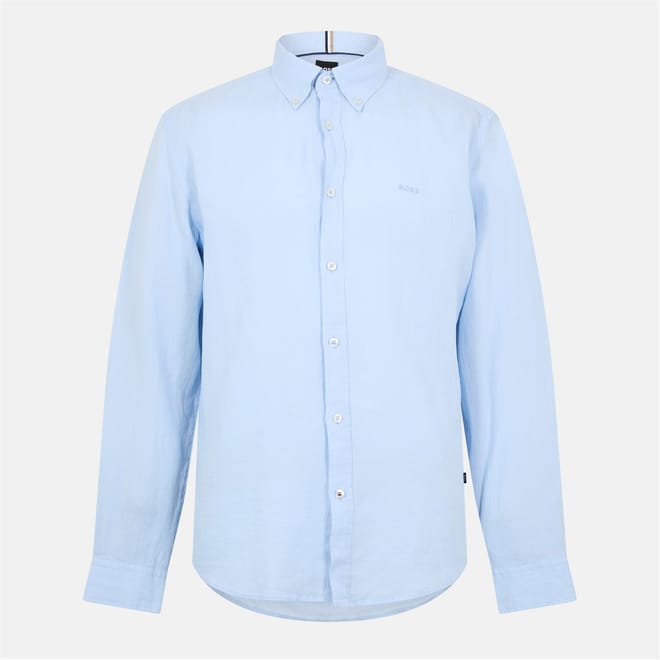 Liam Regular Fit Cuff Sleeve Point Collar Shirt