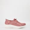 Textured Round Toe Wedge Slip-Ins