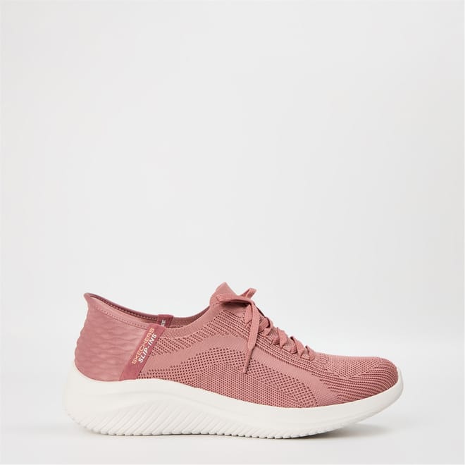 Textured Round Toe Wedge Slip-Ins