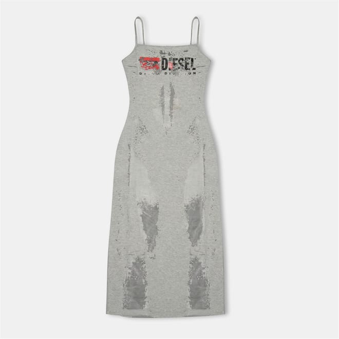 Hpr Devo Spaghetti Strap Midi Bodycon Dress