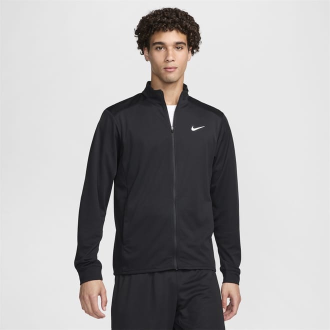 Mock Neck Ribbed Cuff Performance Jacket