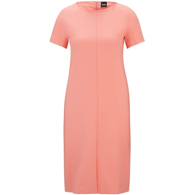 Dizora Crew Neck Knee Length Shift Dress