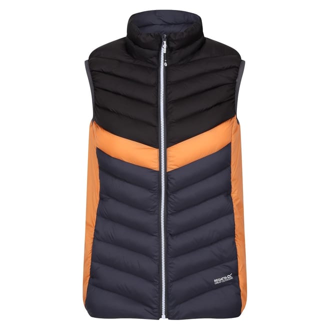 Harrock Color Block Mock Neck Gilet