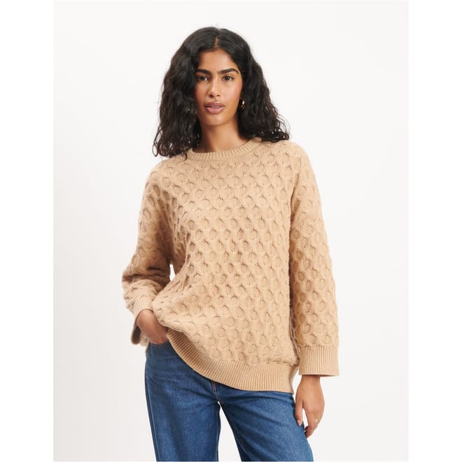Oszd Relaxed Fit Crew Neck Sweater