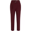 Tapiah Solid Patterned Straight Trousers