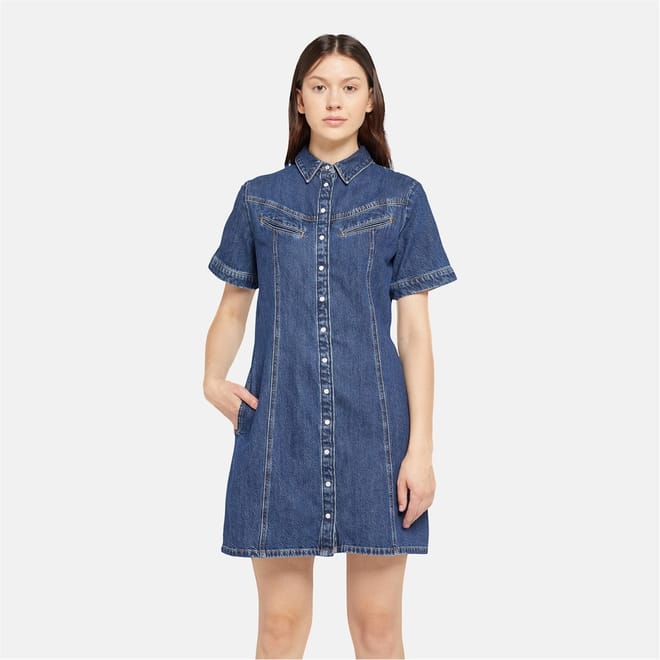Rinoa Collared Neck Mini Shirtdress