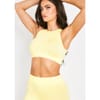 Ribbed Racer Crop Top