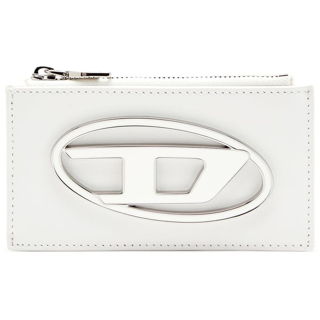 Card Holder with Metal Logo
