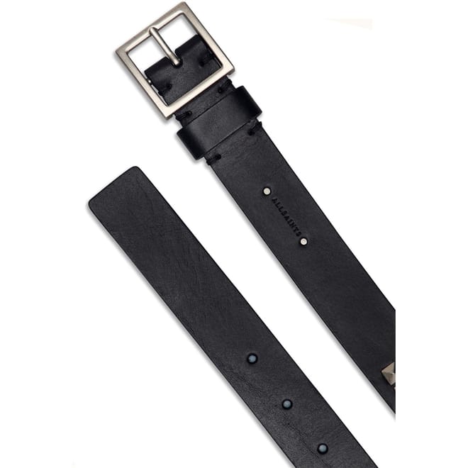 30mm Pyramid Studded Leather Pin Buckle Belt