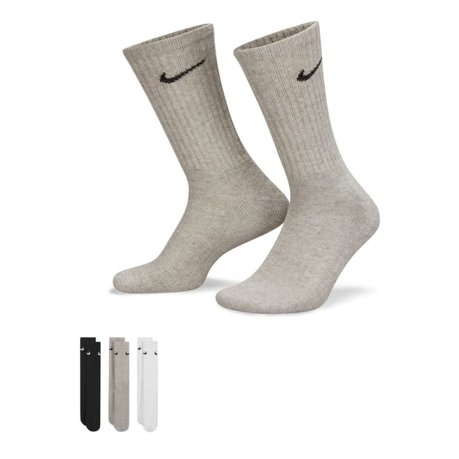 Everyday 3 Pack Cotton Cushioned Crew Socks