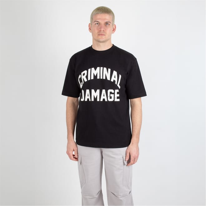 Oversize Fit Number Lettering T-Shirt