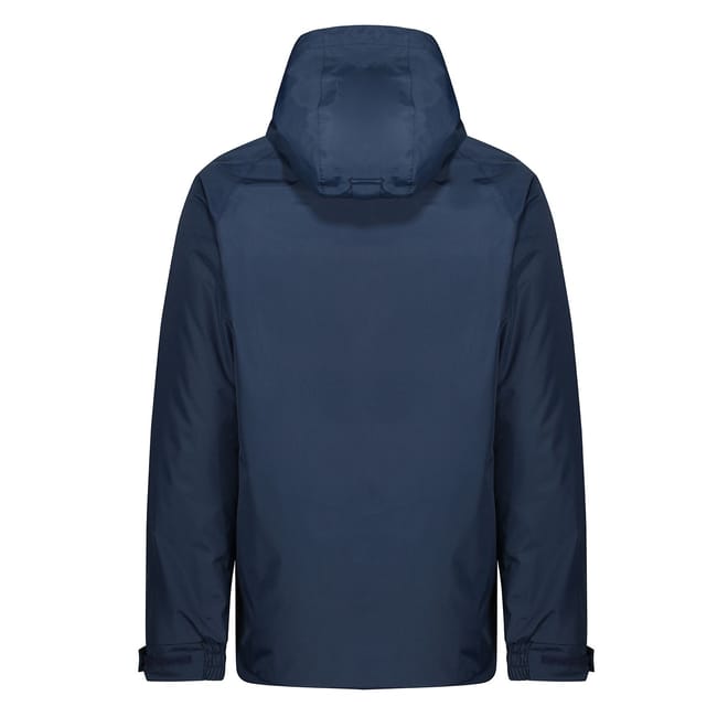 Hooded Relaxed Fit Rain Jacket with Zipped Pocket