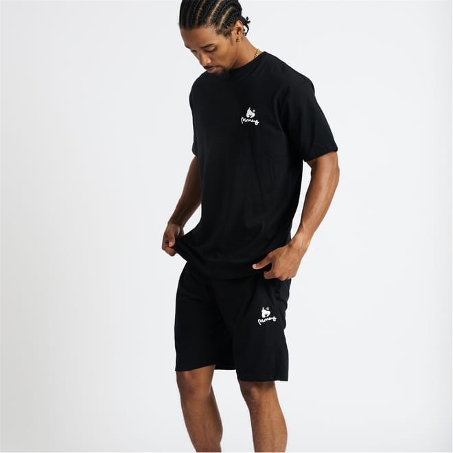 Lounger Elasticated Short Twin Set