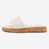 PU Open Toe Slide Sandals