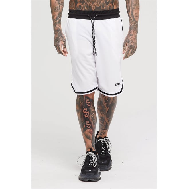Mesh Shorts White