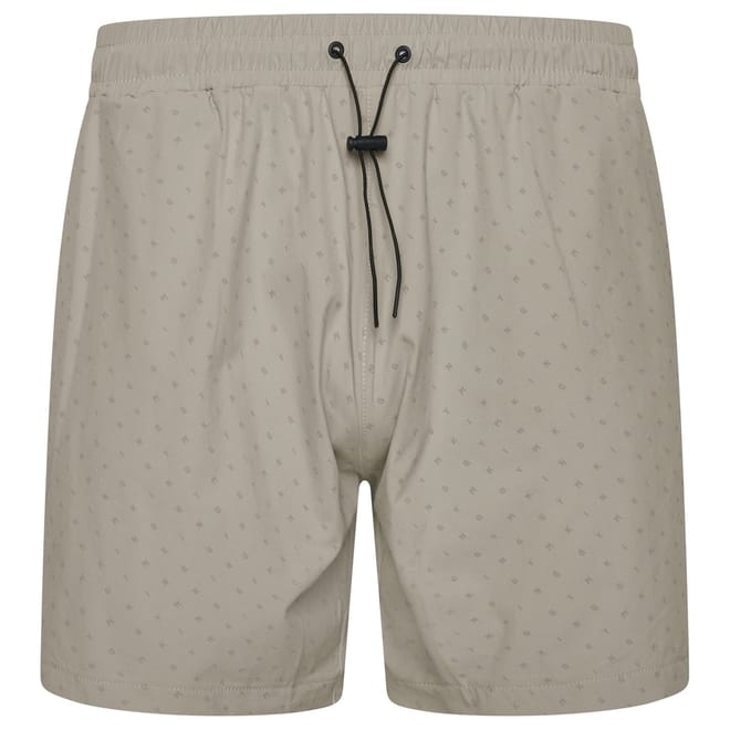 Camo Bermuda Shorts with Lettering