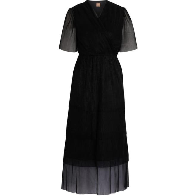 Diplissima V-Neck Midi Wrap Dress