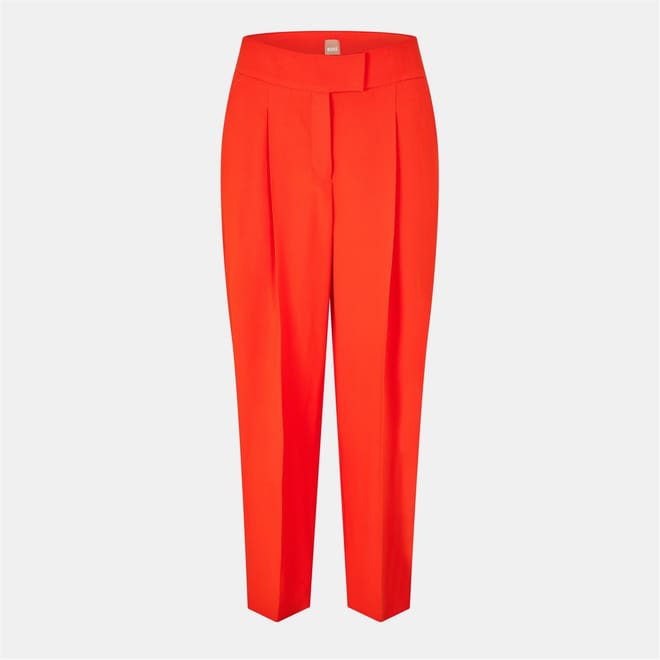 Tiroko Solid Patterned Straight Trousers